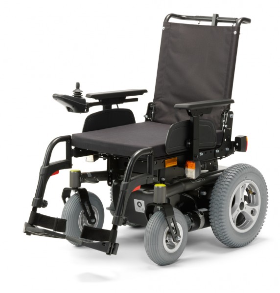 Liam, E-Rollstuhl, SB 36cm,6km/h, Hinter radantrieb, Dunkelgrau, SH Standard 44,5
